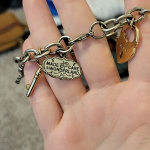 Hot Topic Silver and Gold Wonderland Bracelet